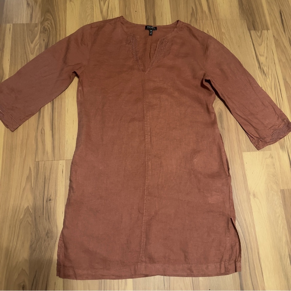 Escada Sport 100% Linen Dress Sz 36 (us4)